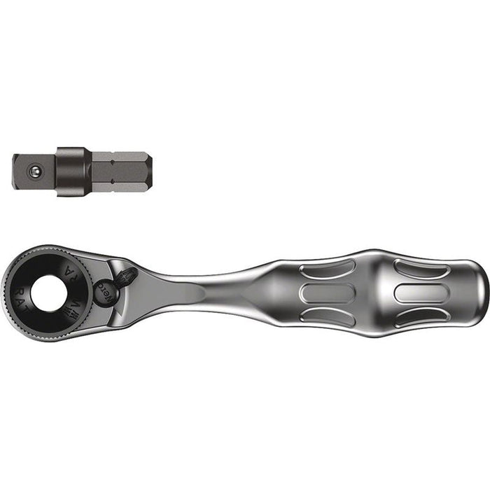 Wera 8001 A Zyklop Mini 1 Bit Ratchet 1/4 SB with 1/4 Bicycle Tools
