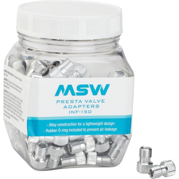 MSW Presta to Schrader Bicycle Tire Valve Adapters