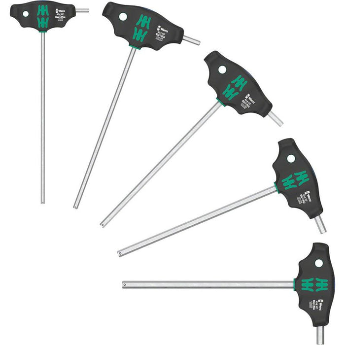 Wera 454/5 Hf  Set 1 Screwdriver Set T-Handle Screwdriver Hex-Plus Bicycle Hex Wrenches