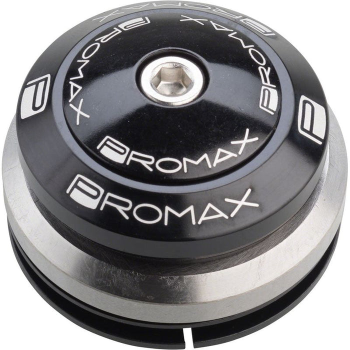 Promax IG-45 Alloy Sealed Integrated Tapered 1-1/8 Top 1.5 Bottom Headset Includes 1-1/8 Fork Race Black