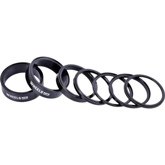 Wheels Manufacturing StackRight Headset Spacer Kit - Black