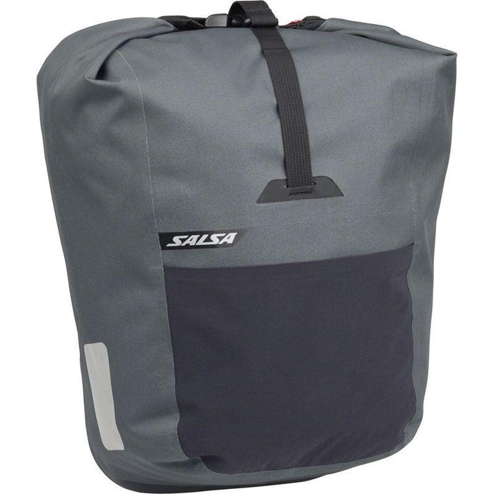 Salsa EXP Series Agave Pannier - 12.5L Roll-Top Gray Each