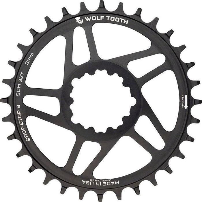 Wolf Tooth Direct Mount Bicycle Chainrings for SRAM 3-bolt Cranks