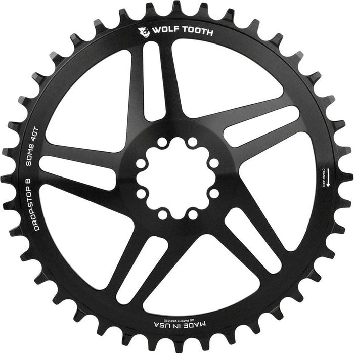 Wolf Tooth Sram 8-Bolt Drop-Stop B Gravel Ring Bicycle Chainrings