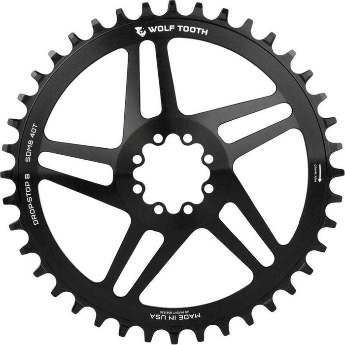 Wolf Tooth Sram 8-Bolt Drop-Stop B Gravel Ring Bicycle Chainrings