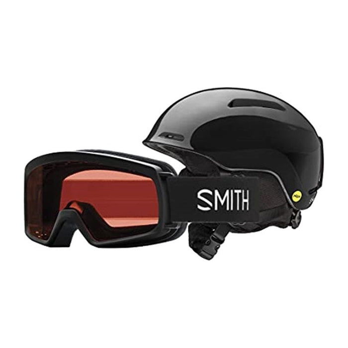SMITH Glide Jr. MIPS/Rascal Combo Black Youth X-Small (48-52cm) - Open Box (Without Box)