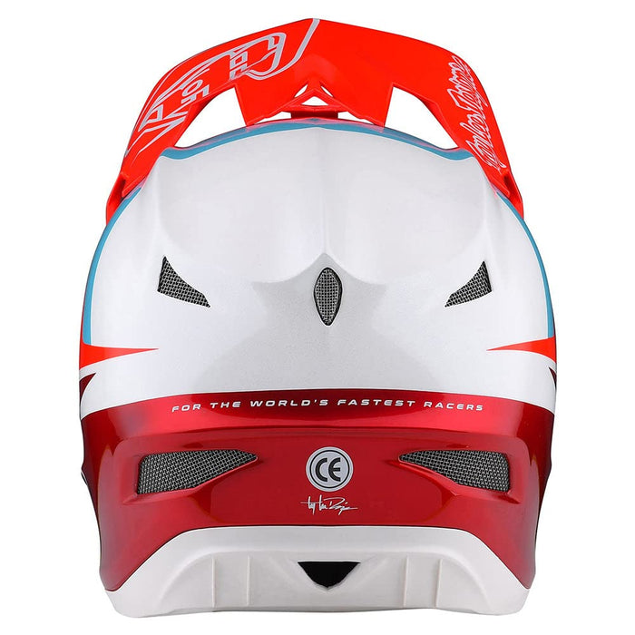 Troy Lee Designs D3 Fiberlite Helmet Slant Red X-Small