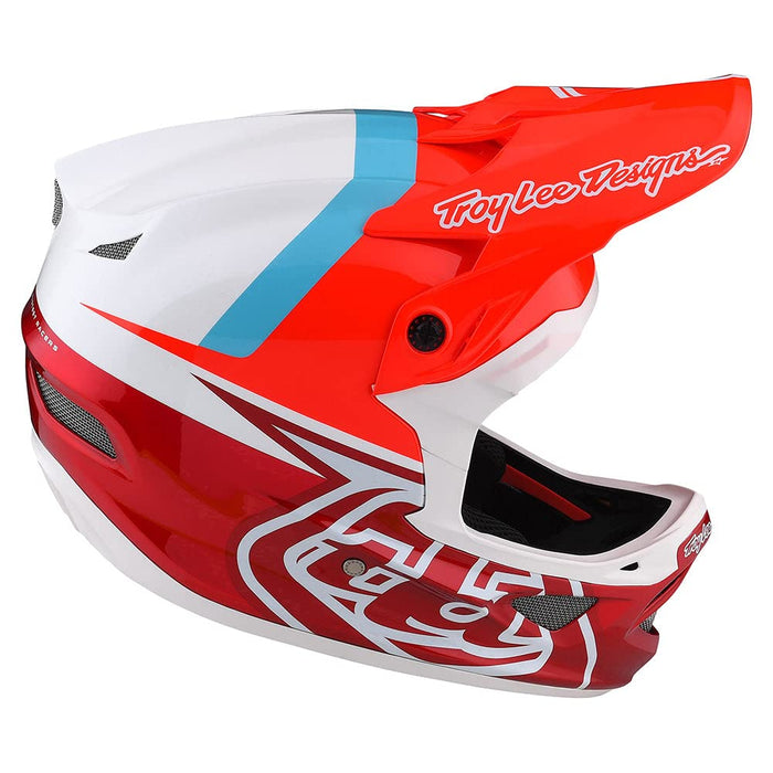 Troy Lee Designs D3 Fiberlite Helmet Slant Red X-Small
