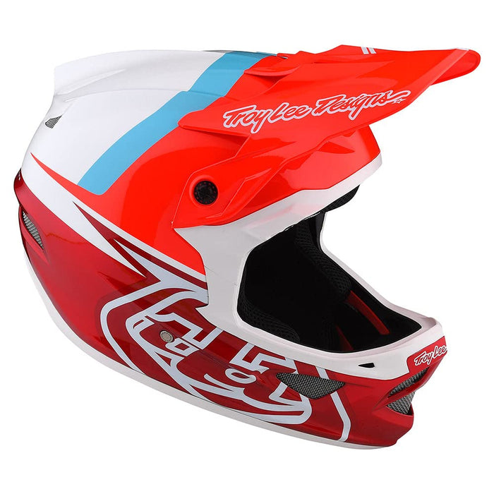 Troy Lee Designs D3 Fiberlite Helmet Slant Red X-Small