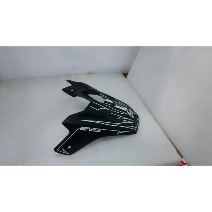 EVS Helmet Visor T3 Pinner , Matte Black/White - Open Box (Without Box)