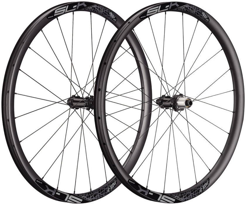 FSA SL-K AGX i25 Wheelset 29 Diameter 24/24H Spoke Count Thru Axle 12mm Disc Brake Center Lock Rotor Mount Shimano HG 11-Speed   Carb