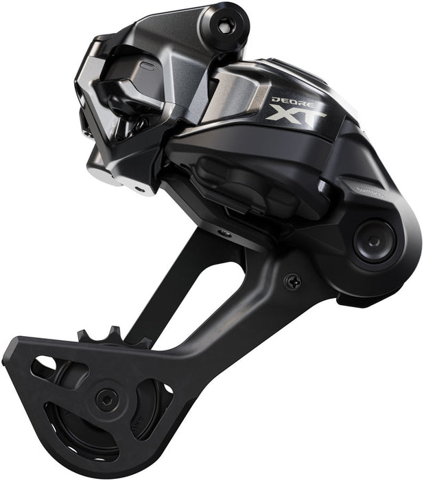Shimano Deore XT RD-M8250-SGS Di2 Wireless Rear Derailleur - 12-Speed Long Cage Shadow ES Black/Gray