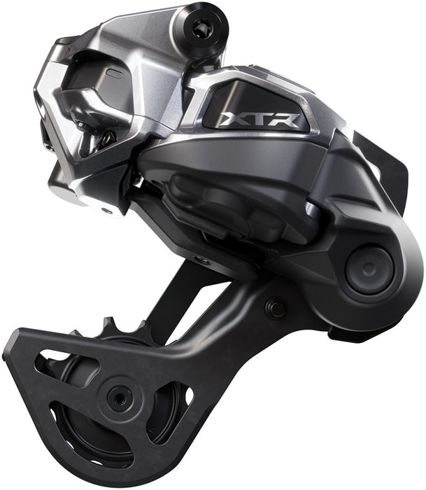 Shimano XTR RD-M9250-GS Di2 Wireless Rear Derailleur - 12-Speed Medium Cage Shadow ES Black/Gray
