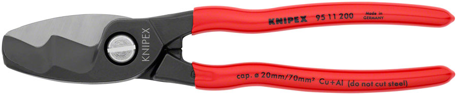 Knipex Cable Shears with Twin Cutting Edge - 8