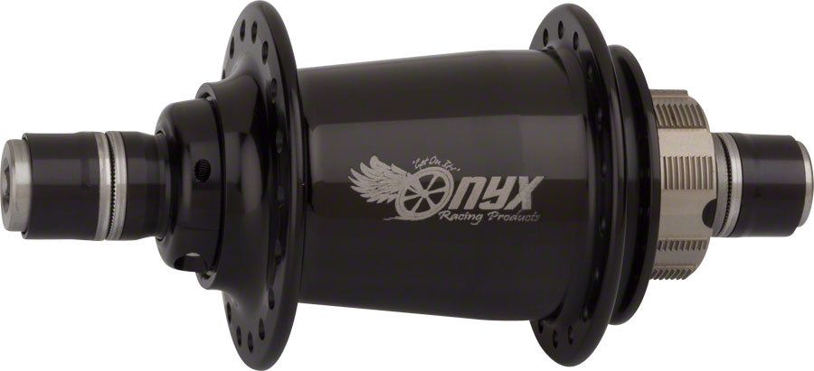 Onyx BMX Ultra Rear Hub - 3/8 10 x 110mm Rim Brake Black 36H