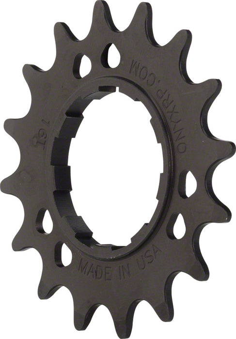 Onyx Aluminum Cog: 3/32 18t Black