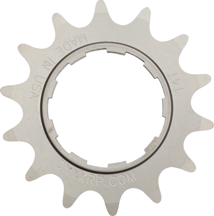 Onyx Stainless Cog: Shimano Compatible 3/32 15t