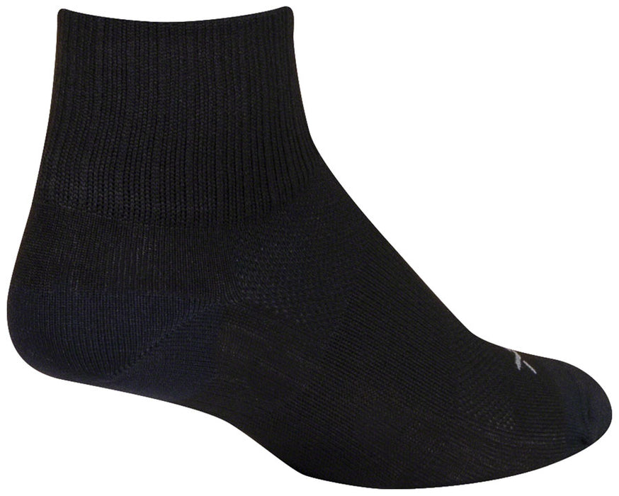 SockGuy SGX Black Socks - 2.5 Small/Medium