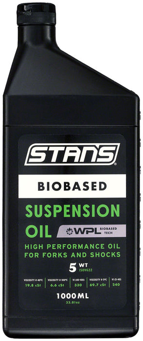 Stan's Biobased Suspension Oil - 5WT 1L
