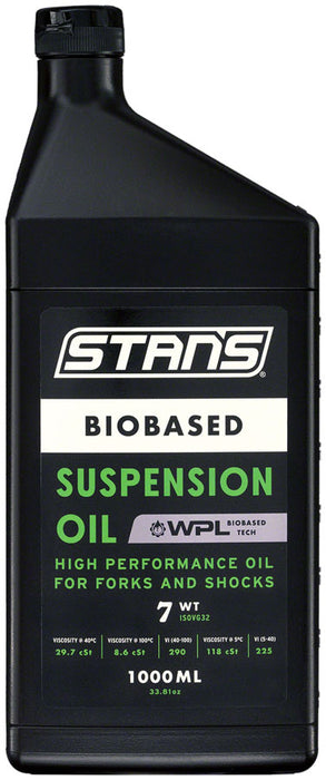 Stan's Biobased Suspension Oil - 7WT 1L