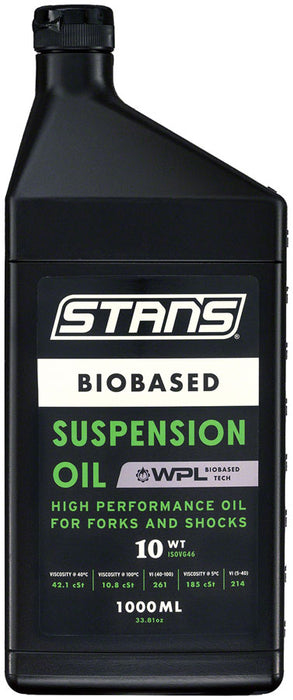 Stan's Biobased Suspension Oil - 10WT 1L