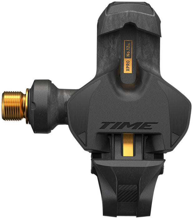 Time XPRO 12SL Pedals - Single Sided Clipless Carbon 9/16 Carbon/Gold QF 51 C1