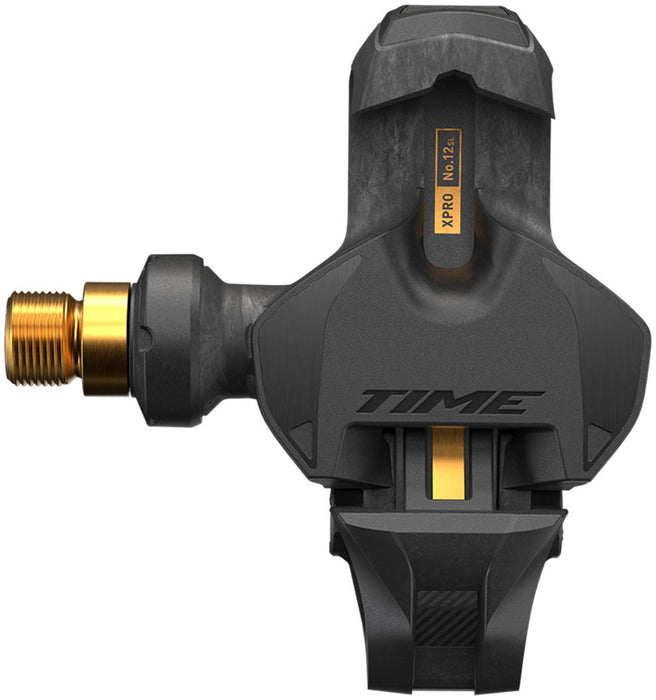 Time XPRO 12SL Pedals - Single Sided Clipless Carbon 9/16 Carbon/Gold QF 57 C1