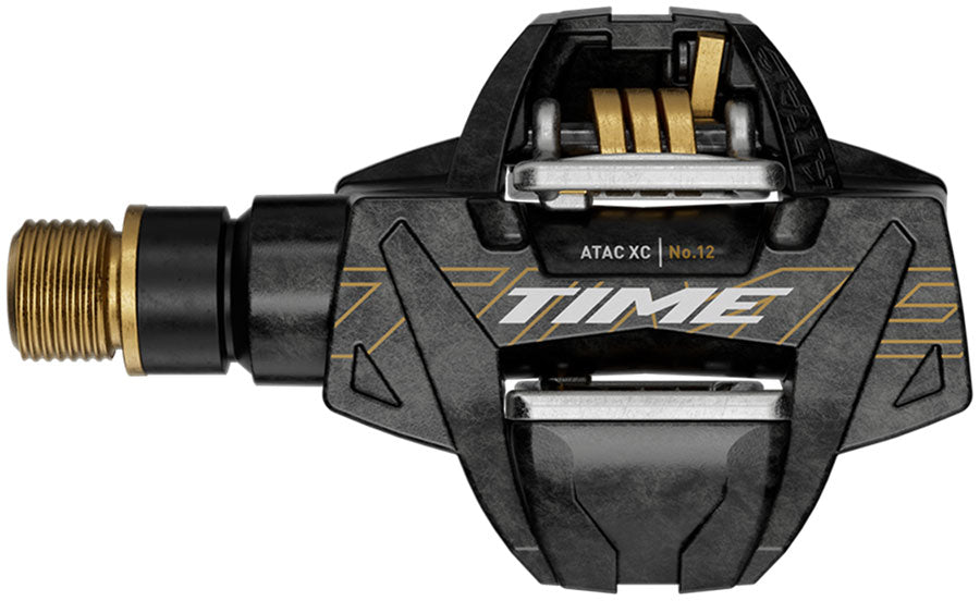 Time ATAC XC 12 Pedals - Dual Sided Clipless Carbon 9/16 Carbon/Gold C1