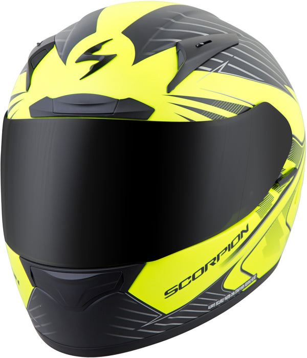SCORPION EXO R2000 Full-Face Ravin Neon Motorcycle Helmets