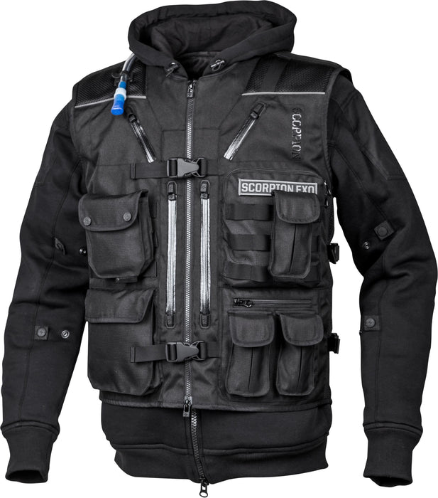 SCORPION EXO Covert Tactical Vest - Durable Modular Plate Carrier Concealable Motorcycle Apparel