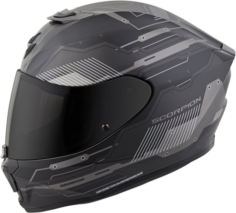 SCORPION EXO R420 Full-Face Techno Phantom Motorcycle Helmets