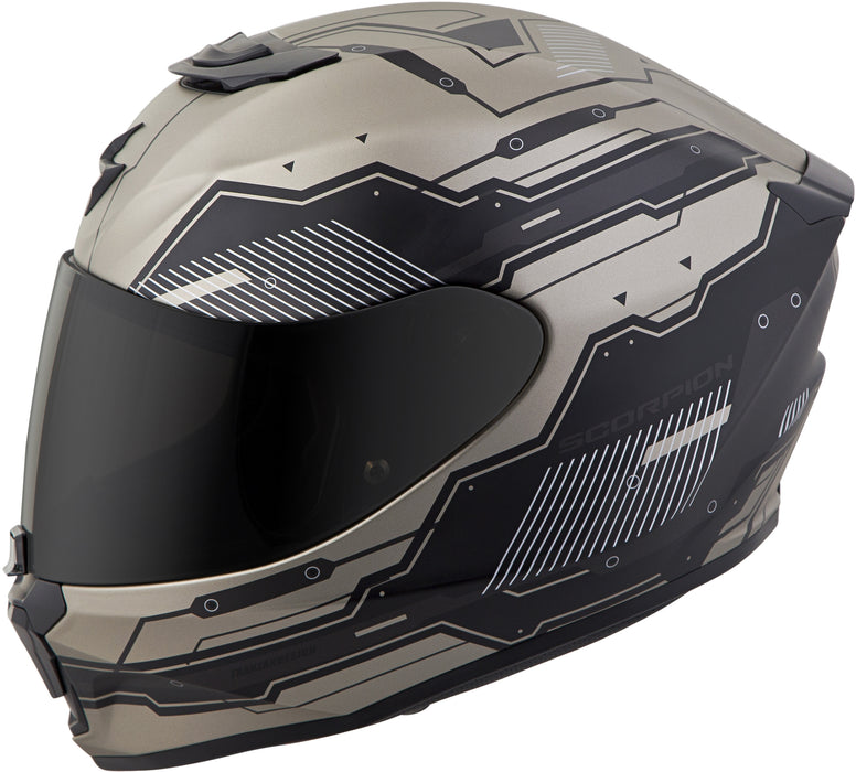 SCORPION EXO R420 Full-Face Techno Titanium Motorcycle Helmets