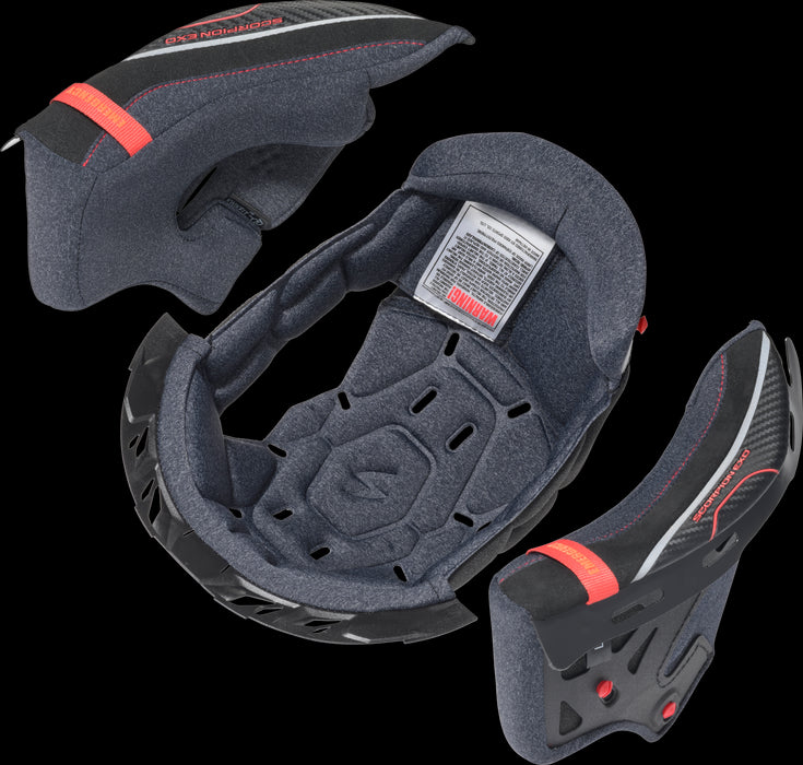 SCORPION EXO Eclipse Cool Tech Liner and Cheek Pad Motorcycle Helmet Accessories