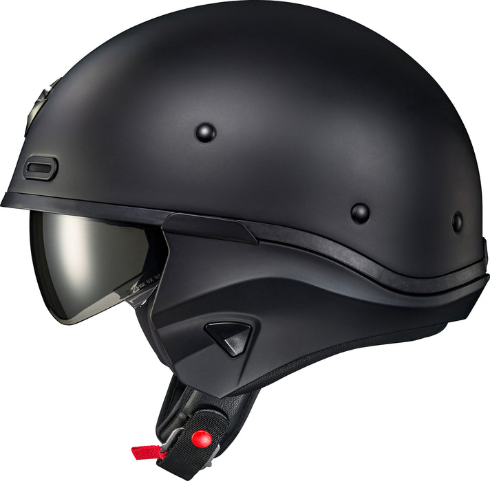 SCORPION EXO Covert X Open-Face Helmet Matte Black Xl Matte Black X-Large