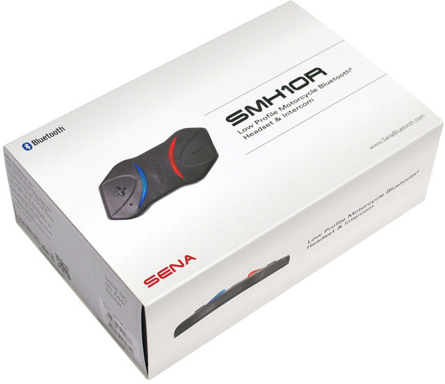 SENA SMH10R Low Profile Bluetooth Headset & Intercom Motorcycle Audio/Visual Communication