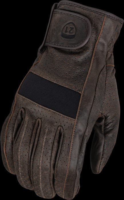 HIGHWAY 21 Jab Full Perforated Gloves Motorcycle Gloves