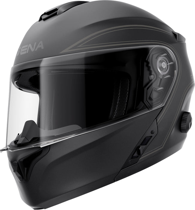 SENA Outrush Flip-Up BT Motorcycle Helmet with Bluetooth Communication System
