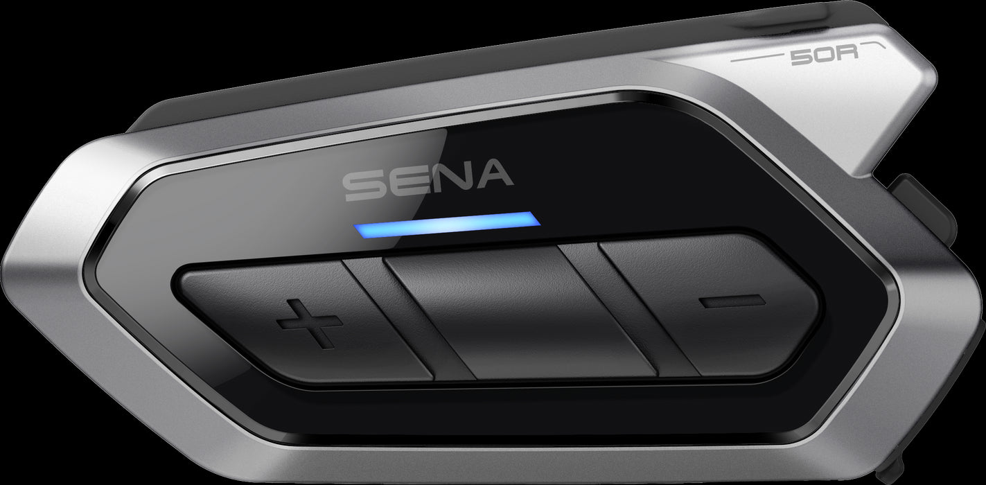 SENA 50r Hd Bluetooth Comm System With Mesh Intercom Single Motorcycle Audio/Visual/Communication