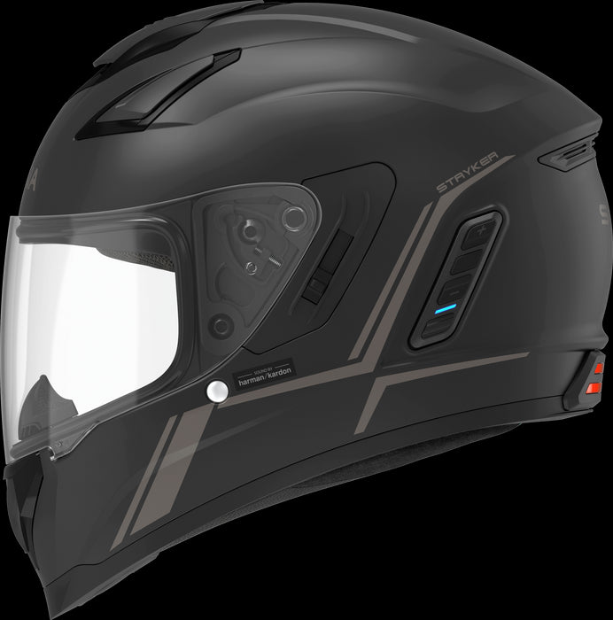 SENA Stryker Full Face Motorcycle Helmet With Mesh Intercom System for Riders