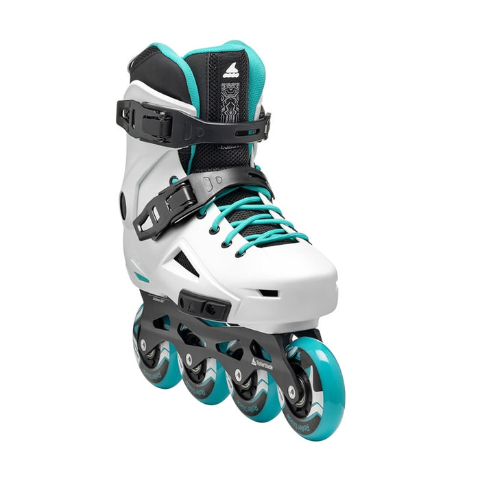 Rollerblade Lightning Womens White/Aqua 6/6.5