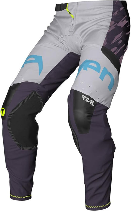 SevenMx Rival Clash Pant Gray/B-Berry 32