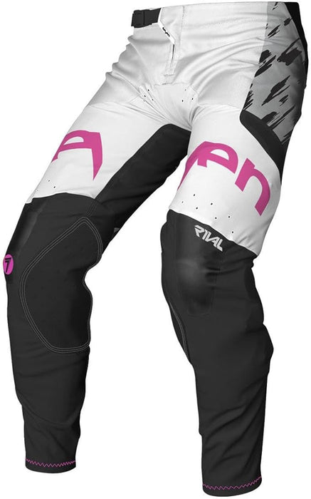 SevenMx Rival Clash Pant White/Gray 36