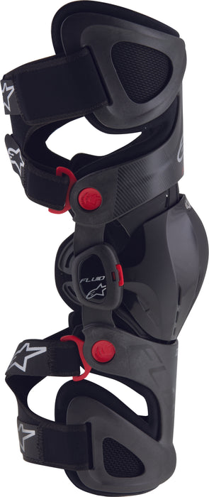 Alpinestars Fluid Tech Carbon Knee Brace Pair Motorcycle Personal Care