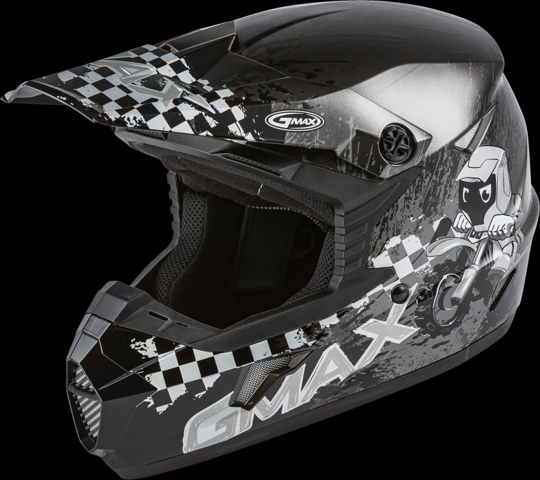 GMAX Youth Mx-46Y Anim8  Motorcycle Helmets