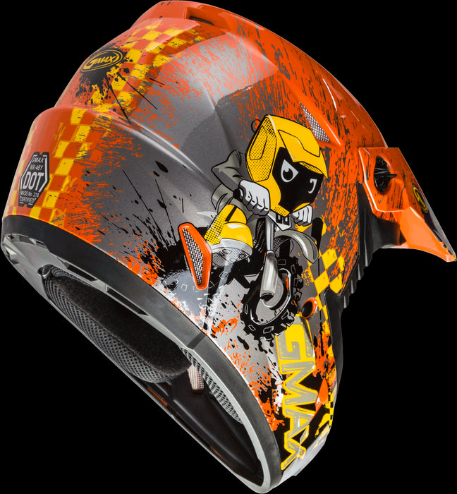 GMAX Youth Mx-46Y Anim8  Motorcycle Helmets