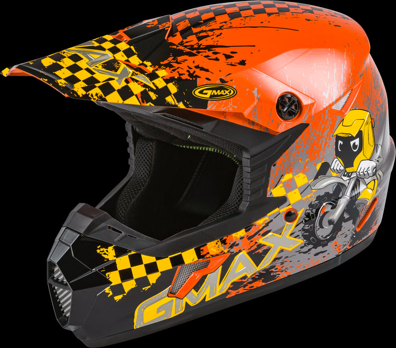 GMAX Youth Mx-46Y Anim8  Motorcycle Helmets