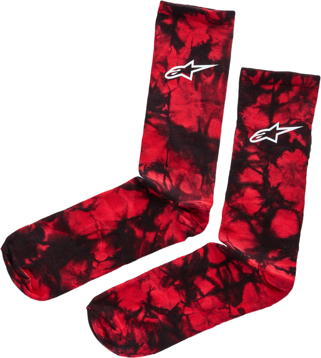Alpinestars Tie Die Crew Socks Motorcycle Apparel