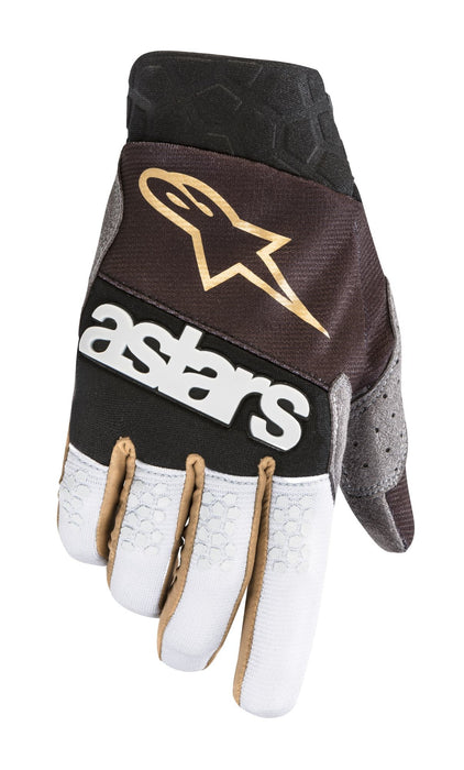 Alpinestars Battle Born Racefend Gloves Black/Silver/Gold Medium