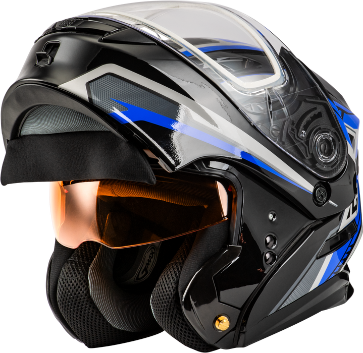 GMAX MD-01S Transistor Snow Motorcycle Helmets