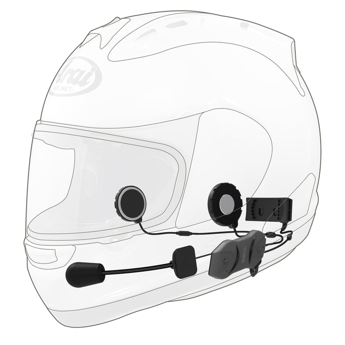 SENA 10r Low Profile Headset W/ Intercom Motorcycle Audio/Visual/Communication